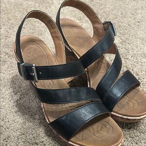 Black Strappy Sandals